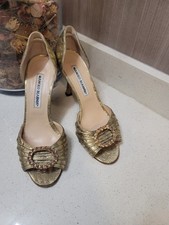 Manolo Blahnik decolte in raso