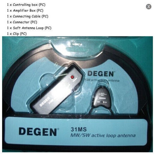 Degen de31ms sw antenna - mw,