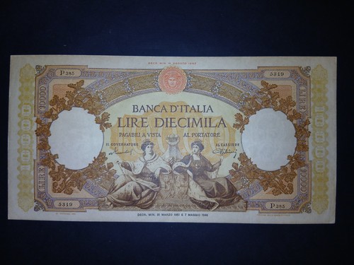 10000 lire repubbliche - lire,