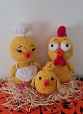 Famiglia gallo gallina e