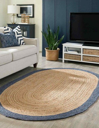 Ripaz tappeto iuta ovale beige - ripaz,