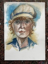 Ritratto Acquerello Originale