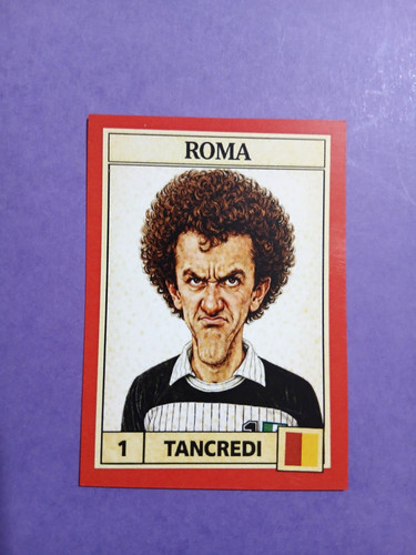 Figurina caricatura calciatori - figurina,