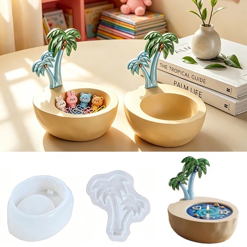 Vaso albero cocco gesso stampo