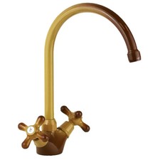 Rubinetto cucina colore terra