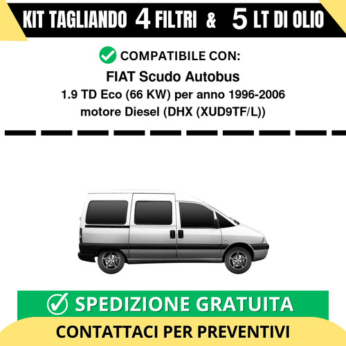 Tagliando per fiat - fiat, scudo