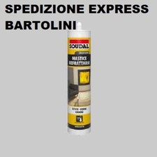 Mastice refrattario silicone alta temperatura 1500°C per forni stufe e caminetti