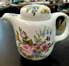 VINTAGE TEIERA PORCELLANA TEDESCA HUTSCHENREUTHER TAVOLA TEAPOT ANNI '60