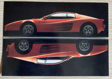 CARTOLINA FERRARI TESTA ROSSA 15 CM X 10 CM