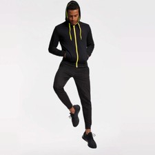Felpa nera giallo - ,