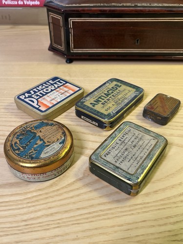 Lotto scatole latta vintage - lotto,