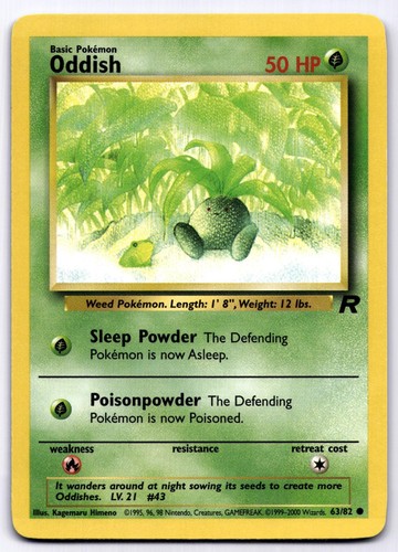 Oddish team rocket - oddish,