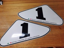 Ducati 900 Superlight 90´s rear cowl tail decal X2 vinyl adesivi autocollant ステッ