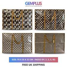 GEM+ | Borsa shopping grande resistente jumbo riutilizzabile per lavanderia zip portaoggetti 70 x 55 x 22