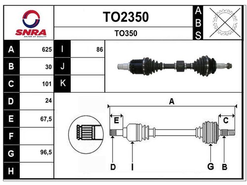 Albero motore toyota rav - albero,