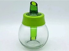 ZUCCHERIERA/DOSATORE PER ZUCCHERO-HEREVIN SOLMAZER DESIGN-VETRO-SUGAR DISPENSER