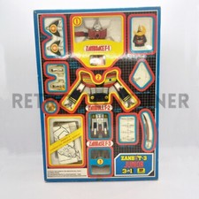 Vintage Robot ZAMBOT 3 JUNIOR 3 IN 1 Chogokin Zamboace Zambase Ceppi Ratti