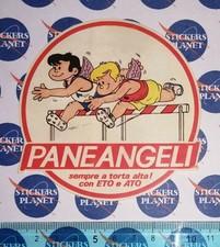 ADESIVO STICKER VINTAGE AUTOCOLLANT AUFKLEBER PANEANGELI ANNI 70
