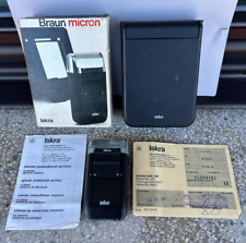 Rasoio elettrico vintage BRAUN MICRON - Made in Jugoslavia - TESTATO