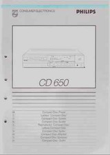 PHILIPS CD 650 - MAGNAVOX CDB