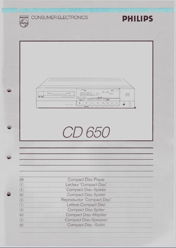 Philips 650 magnavox cdb - 650,