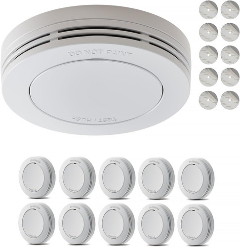 Rilevatore fumo con - rilevatore, di