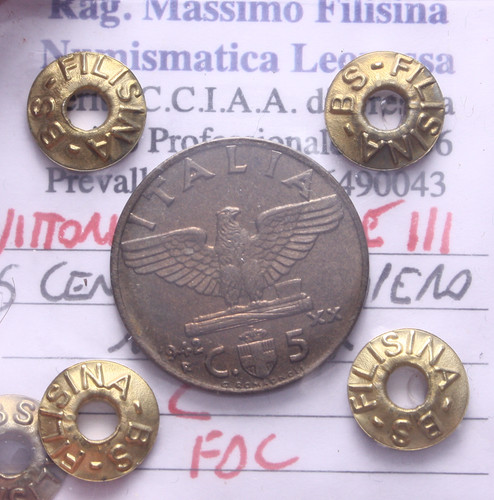 Veiii centesimi bronzital - centesimi,