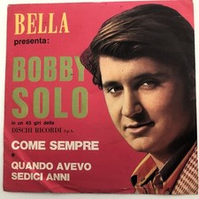 BOBBY SOLO Disco Vinile 45
