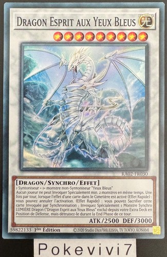 Carte dragon esprit - carte, yu-gi-oh!