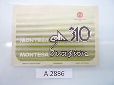 Montesa Cota 310 libretto istruzioni per l'uso manuale italiano inglese spagn...