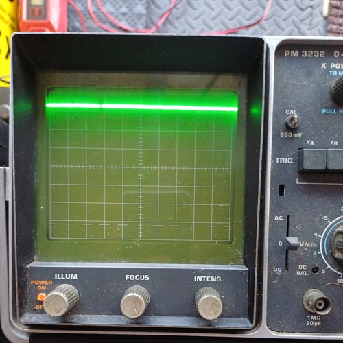 Philips 3232 oscilloscopio - philips, pm-3232