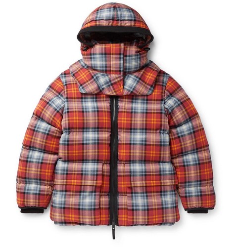 Burberry puffer jacket check - burberry,