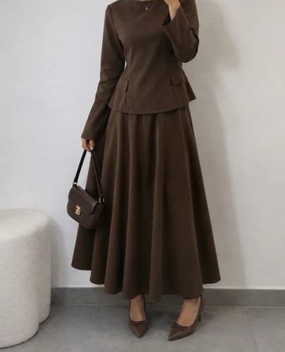 Women brown long sleeve - long,