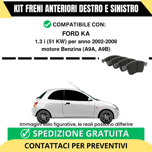 Pastiglie freno anteriori per - freno,