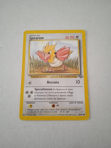 Carte pokemon spearow - "spearow", 62/64