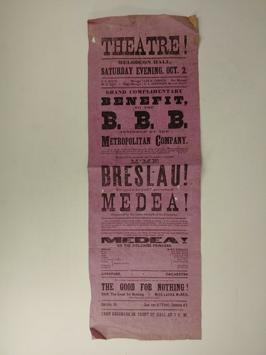 Melodeon hall theatre - hall, benefit