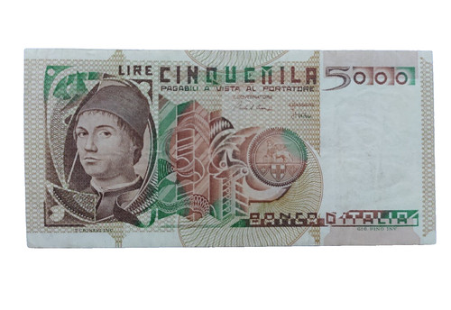 Banconota 5000 lire antonello - banconota,