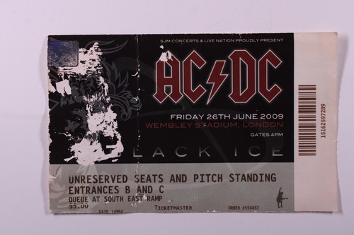 Acdc concerto biglietto - concerto,