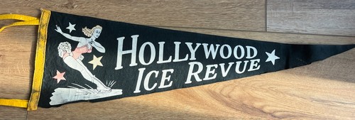 Hollywood ice revue pennant - ice,