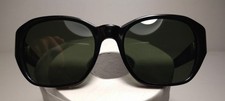 Occhiali da sole donna. Montatura nera e lenti verde -Giorgio Armani- Usati poco