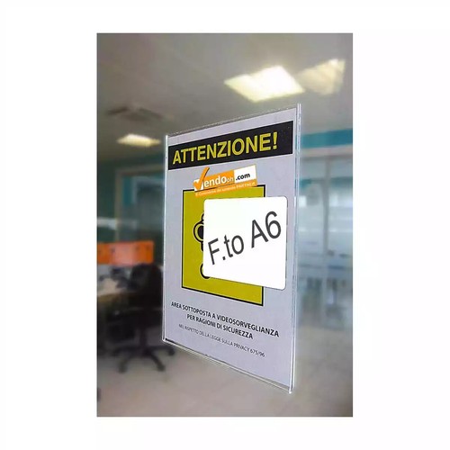 Porta avvisi targa adesivo - avvisi,