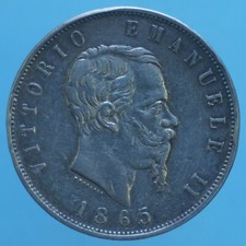 VITTORIO EMANUELE II 5 LIRE
