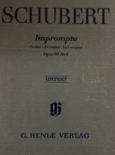 Schubert impromptu opus - opus, 90