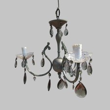 lampadario vintage in metallo