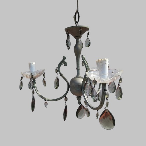 Lampadario vintage metallo - lampadario,