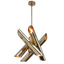 Lampadario Sputnik in ottone