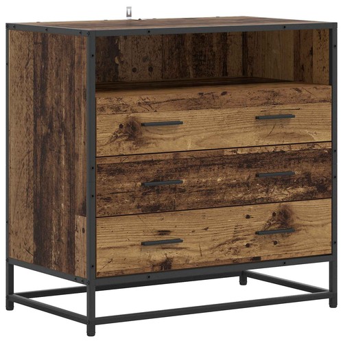 Cassettiera nera 70x41x70 - cassettiera, cm