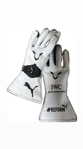 White lewis hamilton gloves