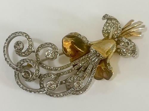 Spilla coro vintage fiore - spilla,