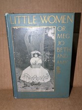 LITTLE WOMEN Louisa May Alcott 1912 Player's Edition HC photos free S/H